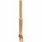 Ekena Millwork Alberta Timber Gable Bracket, Western Red Cedar, 108"W x 54"H x 3 1/2"D x 3 1/2"F, 12/12 Pitch GBW108X54X0404ALB00SWR - alternate 2